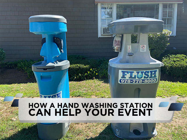 How a Hand Washing Station Can Help Your Event